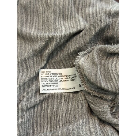 NEW Knox Rose Womens Size S Gray Tiered Sleeveless Top Boho Peasant Beach Summer - Picture 7 of 7